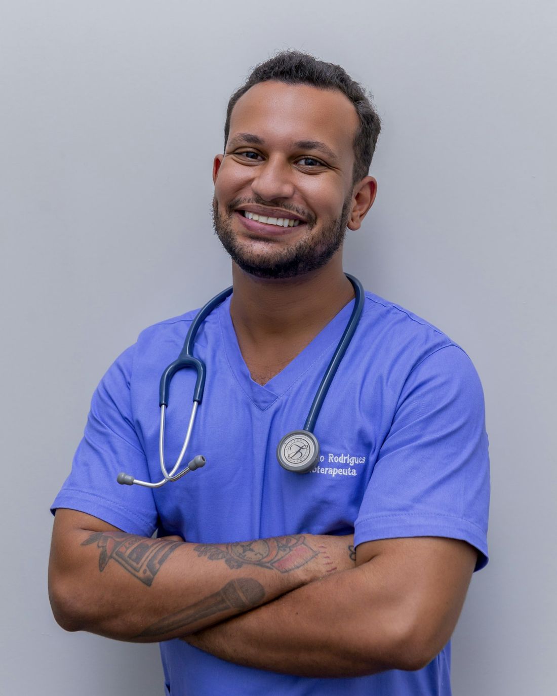 A smiling Sterling Peak care professional in uniform