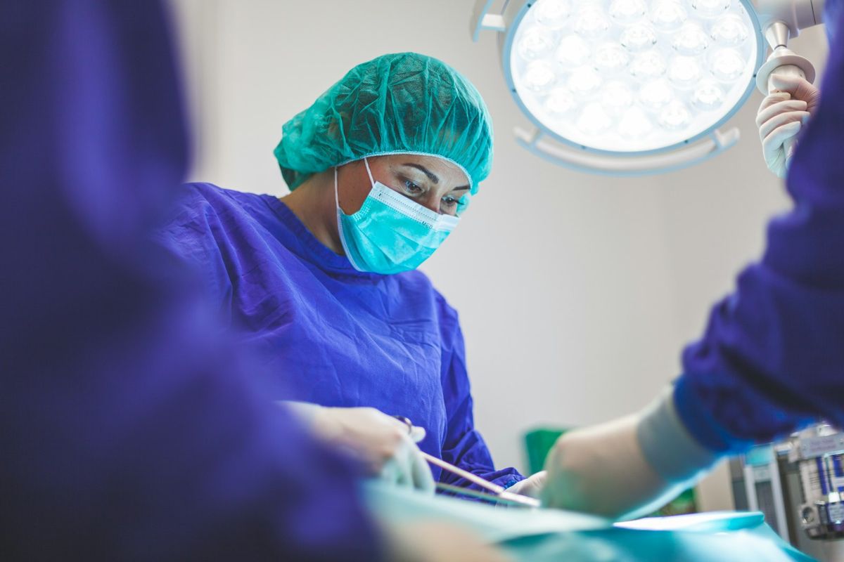 Clinical staff working together in a healthcare setting